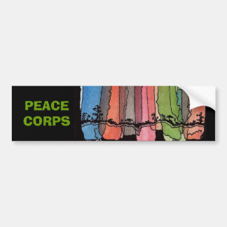 Peace Corps-Bumpersticker Bumpersticker