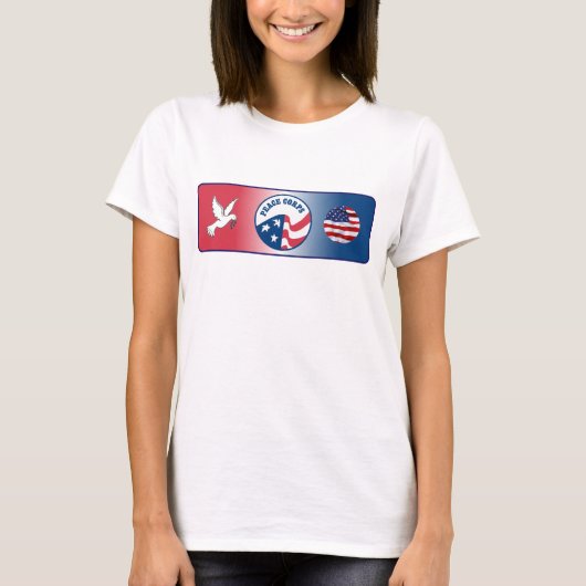 Peace Corps Dove Shield Shirt (Voorkant)