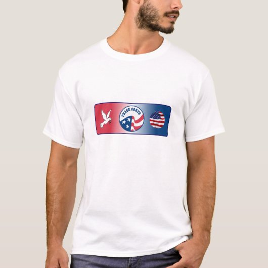 Peace Corps Dove Shield T-shirt (Voorkant)