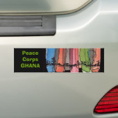 Peace Corps Ghana Bumpersticker (Op auto)