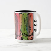 Peace Corps Mam-Mok Tweekleurige Koffiemok (Voorkant rechts)