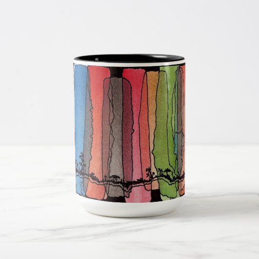 Peace Corps Mam-Mok Tweekleurige Koffiemok (Center)