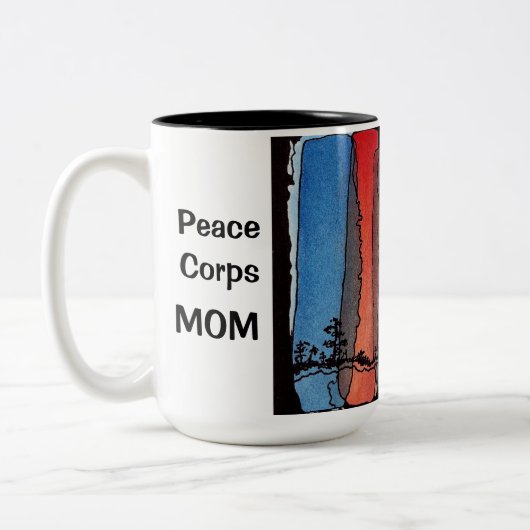 Peace Corps Mam-Mok Tweekleurige Koffiemok (Links)