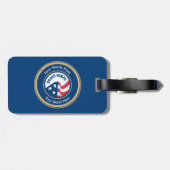 Peace Corps Universal Rope Shield Bagagelabel (Achterkant horizontaal)