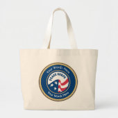 Peace Corps Universal Rope Shield Grote Tote Bag (Voorkant)