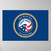 Peace Corps Universal Rope Shield Poster (Voorkant)