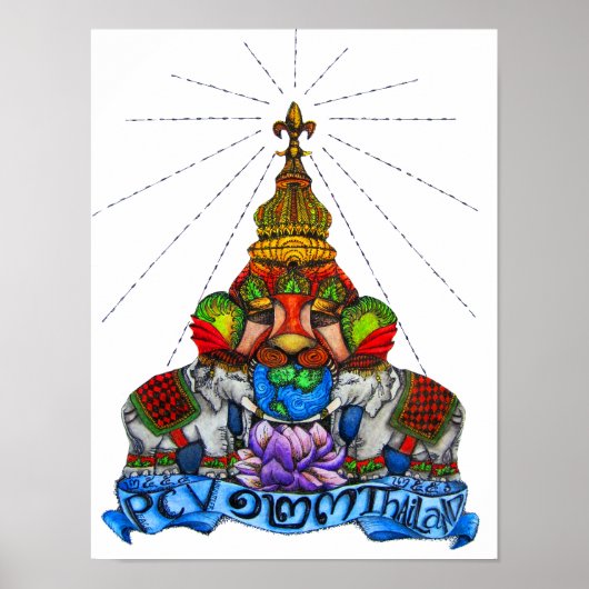 Peace Corps-vrijwilliger - Thailand Poster (Voorkant)