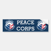 Peace Corps VV Shield Bumpersticker (Voorkant)