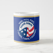 Peace Corps VV Shield Grote Koffiekop (Voorkant)