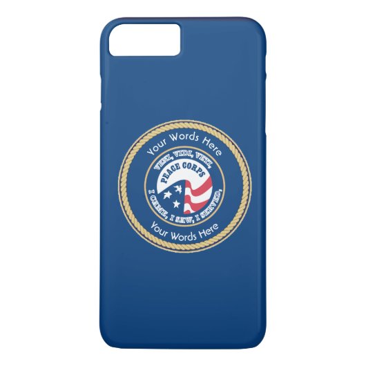 Peace Corps VV Universal Shield Case-Mate iPhone Case (Achterkant)