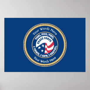 Peace Corps VV Universal Shield Poster