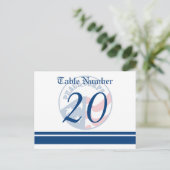 Peace Corps Weddenschap Tafel Briefkaart (Staand voorkant)