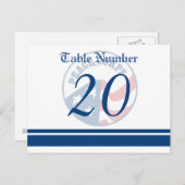 Peace Corps Weddenschap Tafel Briefkaart (Voorkant / Achterkant)