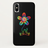 Peace Courage Love Hope Frogs Hippie Case-Mate iPhone Case (Achterkant)