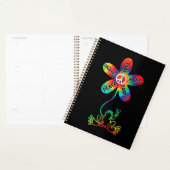 Peace Courage Love Hope Frogs Hippie Planner (Display)