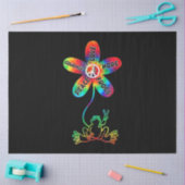 Peace Courage Love Hope Frogs Hippie Tissuepapier (Craft)