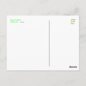 Peace Crab Collage Briefkaart (Achterkant)