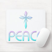 Peace Cross Christelijk Muismat (Met muis)