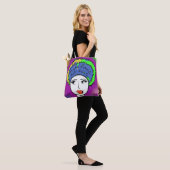 Peace Crown Canvas-tassen Tote Bag (Op model)