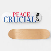 PEACE CRUCIAL Skateboard (Horizontaal)