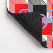 Peace Cubes Mousepad Muismat (Hoek)