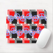 Peace Cubes Mousepad Muismat (Met muis)