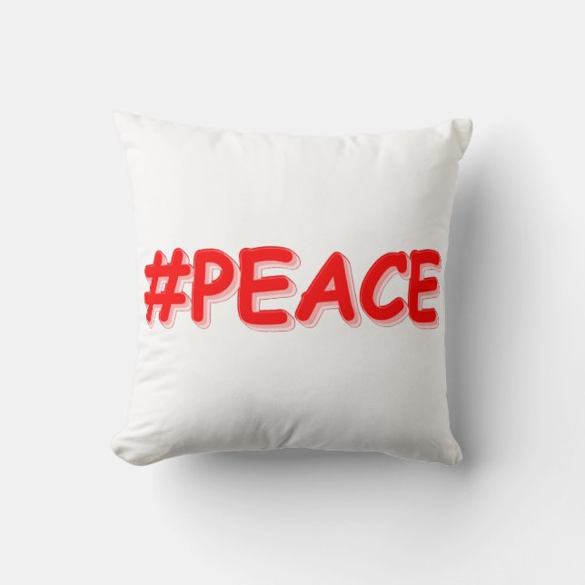 "#PEACE" Cute Design. Buy Now Kussen (Voorkant)