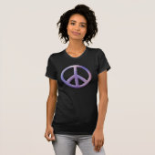 Peace Dames Twofer Sheer (Fitted) T-shirt (Voorkant volledig)