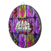 Peace Dart Board Dartbord (Voorkant Rechts)