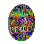 Peace Dartbord (Voorkant Links)