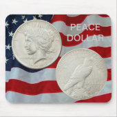 PEACE DOLLAR-MOUSEPAD MUISMAT (Voorkant)