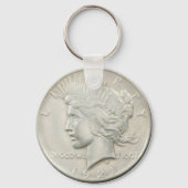 PEACE DOLLAR-SLEUTELHANGER SLEUTELHANGER (Voorkant)