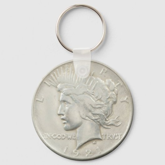 PEACE DOLLAR-SLEUTELHANGER SLEUTELHANGER (Voorkant)