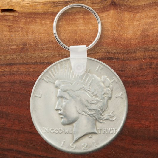 PEACE DOLLAR-SLEUTELHANGER SLEUTELHANGER (Voorkant)