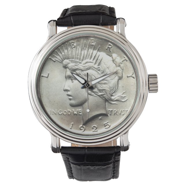 Peace Dollar Watch Horloge (Voorkant)
