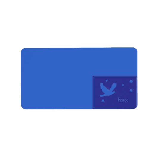 Peace Dove Address Label (Voorkant)