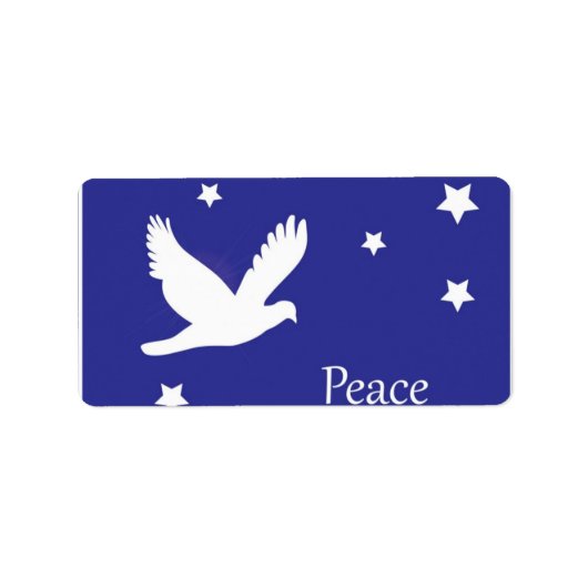 Peace Dove Address Label (Voorkant)