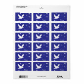 Peace Dove Address Label (Full Sheet)