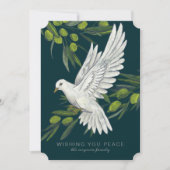 Peace Dove and Olive Branches Vakantie Kaart (Voorkant)