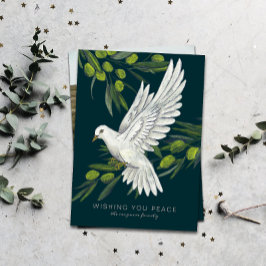 Peace Dove and Olive Branches Vakantie Kaart