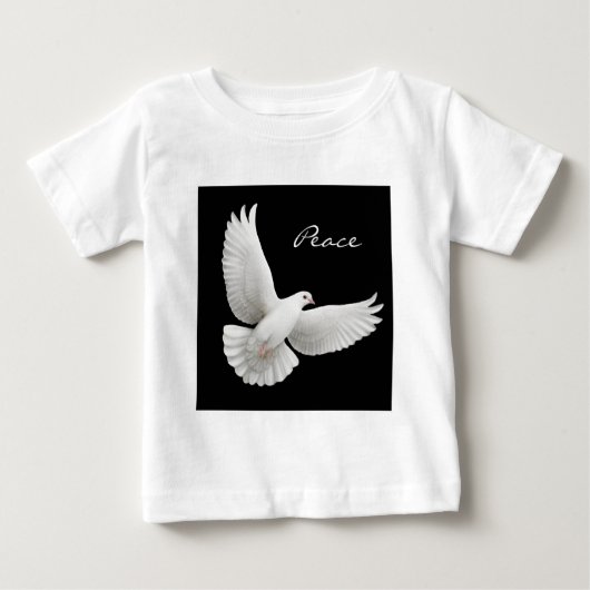 Peace Dove Baby T-Shirt (Voorkant)