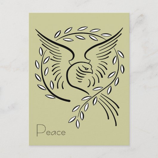 Peace Dove Briefkaart (Voorkant)
