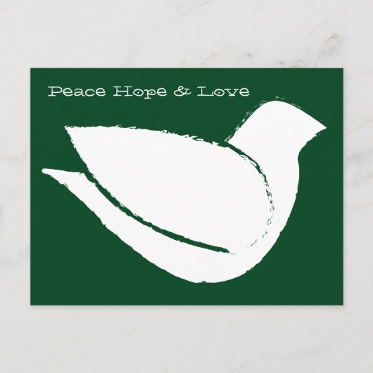 Peace Dove Briefkaart (Voorkant)