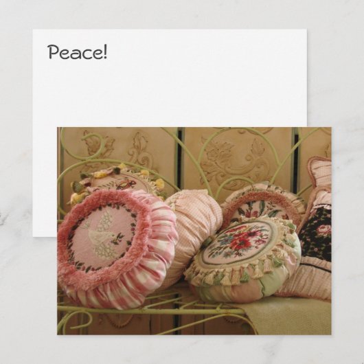 Peace Dove Briefkaart (Voorkant / Achterkant)