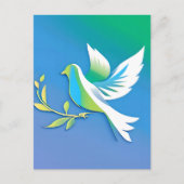 Peace Dove Briefkaart (Voorkant)