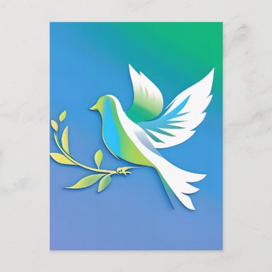 Peace Dove Briefkaart (Voorkant)
