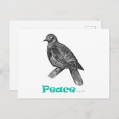 Peace Dove Briefkaart (Voorkant / Achterkant)