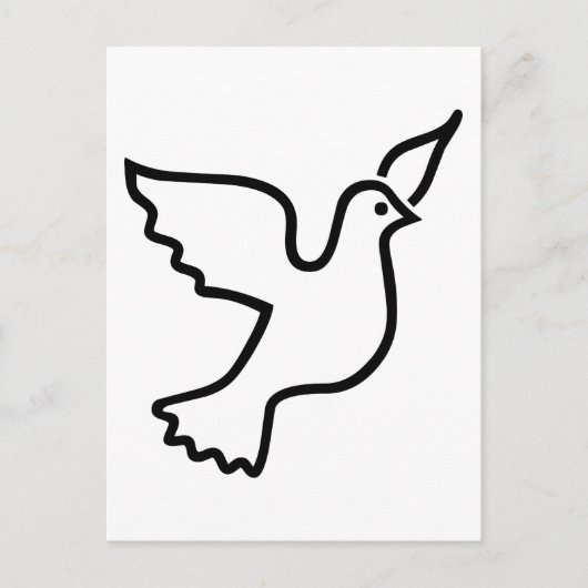 Peace Dove Briefkaart (Voorkant)