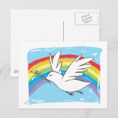 Peace Dove Briefkaart (Voorkant / Achterkant)