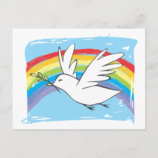 Peace Dove Briefkaart (Voorkant)